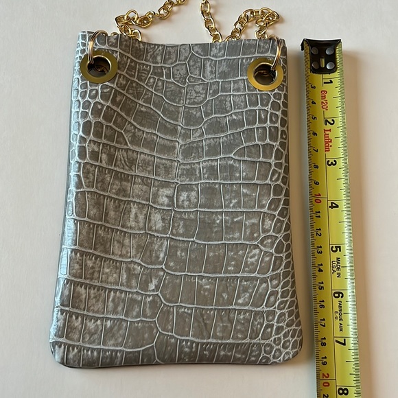 NEW Leather cell phone crossbody/pouch - Picture 10 of 12